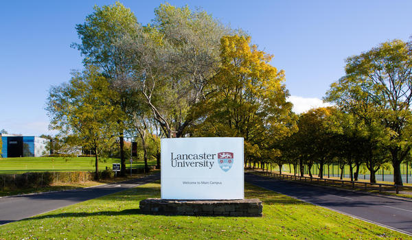 Lancaster University campus entrance