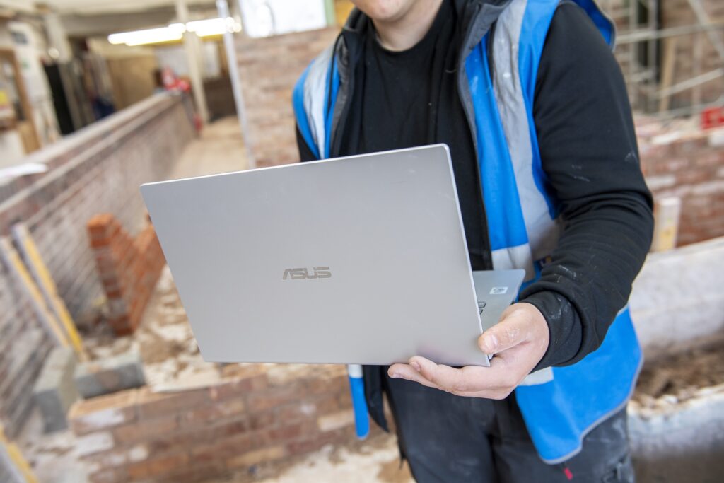 Construction learners at the L&C IoT require digital skills